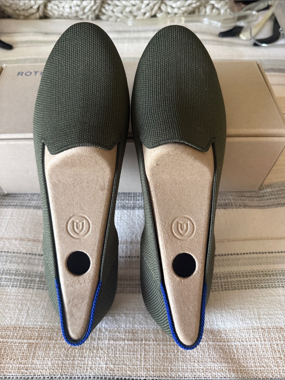 Rothy’s The Original Loafer in retired Cypress size 7.5 NWT